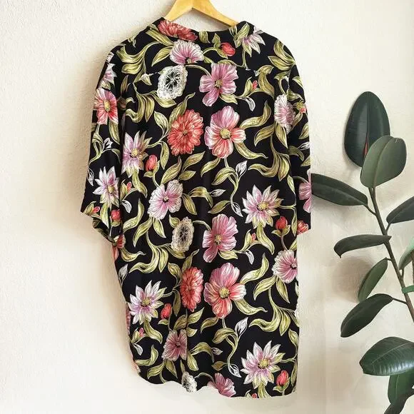 VTG 90s Polo Ralph Lauren Clayton Button Up Floral Hawaiian Shirt XXL Resortwear - Picture 3 of 6